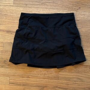 Lululemon Pace Rival Skirt Tall 15" (Black, 4)